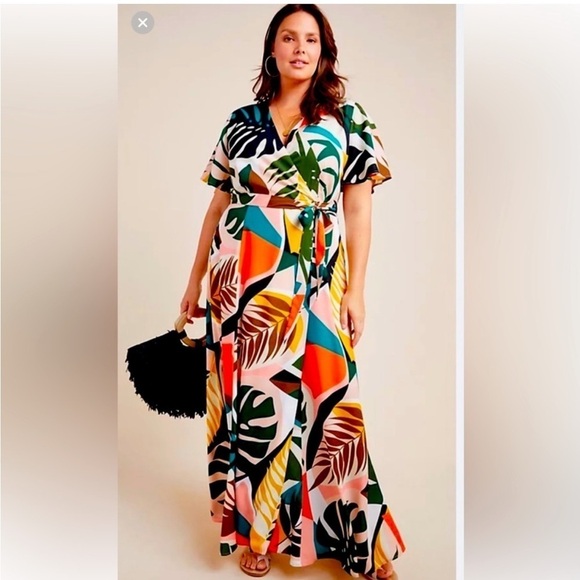 Anthropologie X Hutch Tropical Maxi Dress - Picture 3 of 11